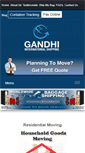 Mobile Screenshot of gandhishipping.com